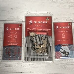 Singer foot bundle‎ X3